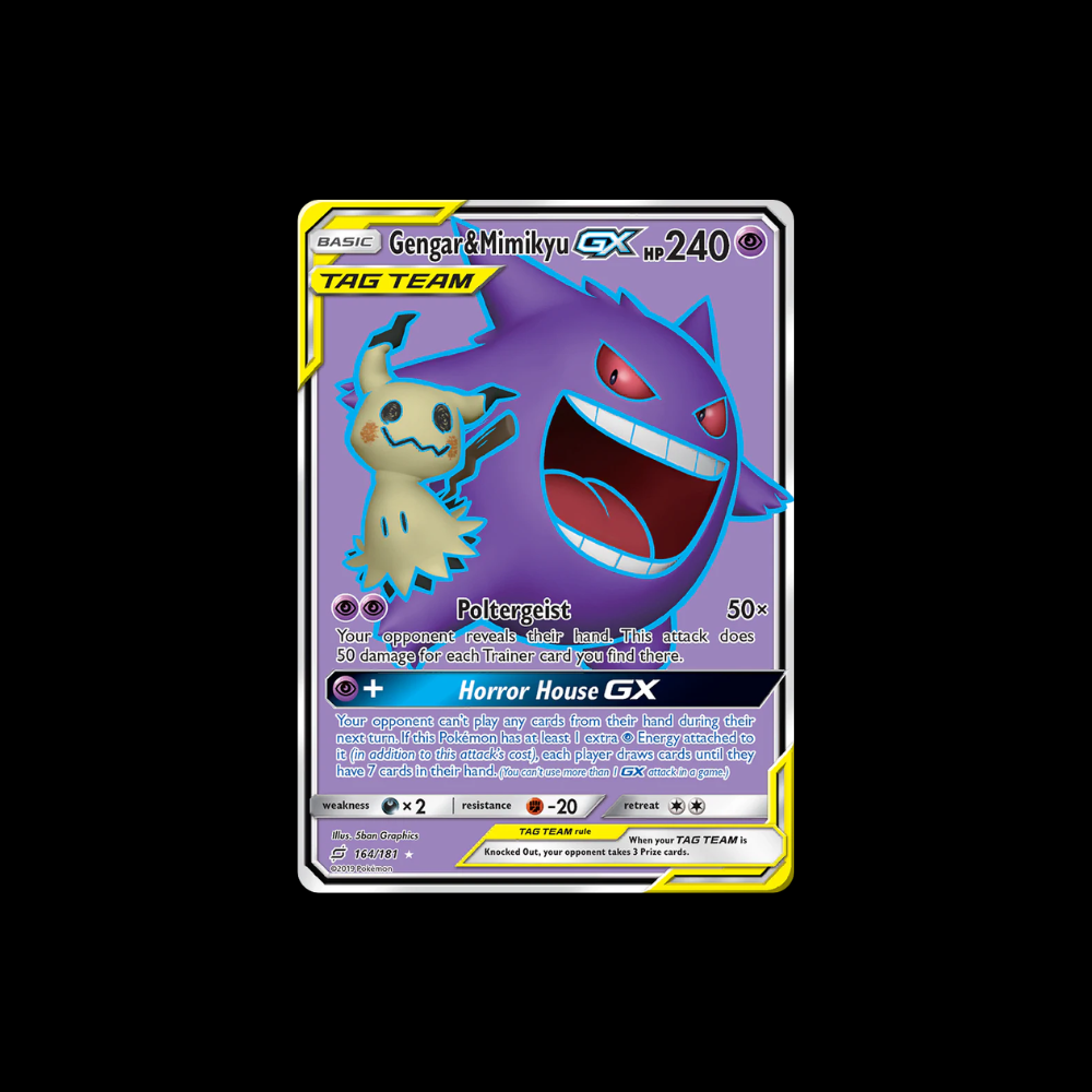 Gengar & Mimikyu GX (Full Art)